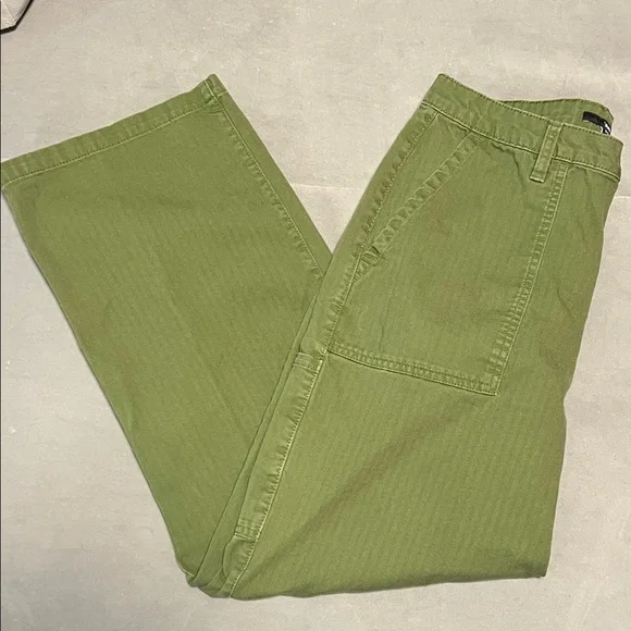 Women’s Vans Union Relaxed Green Carpenter Trousers - Picture 4 of 10